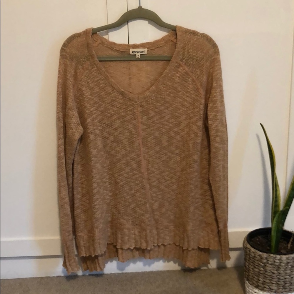 Rip curl pink sweater M